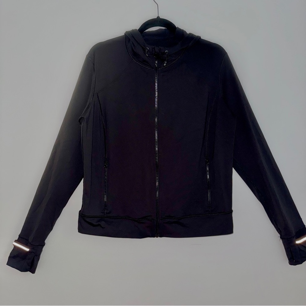 Victoria Sport Women’s Black Full Zip Hoodie Jacket Size Large - Picture 2 of 9